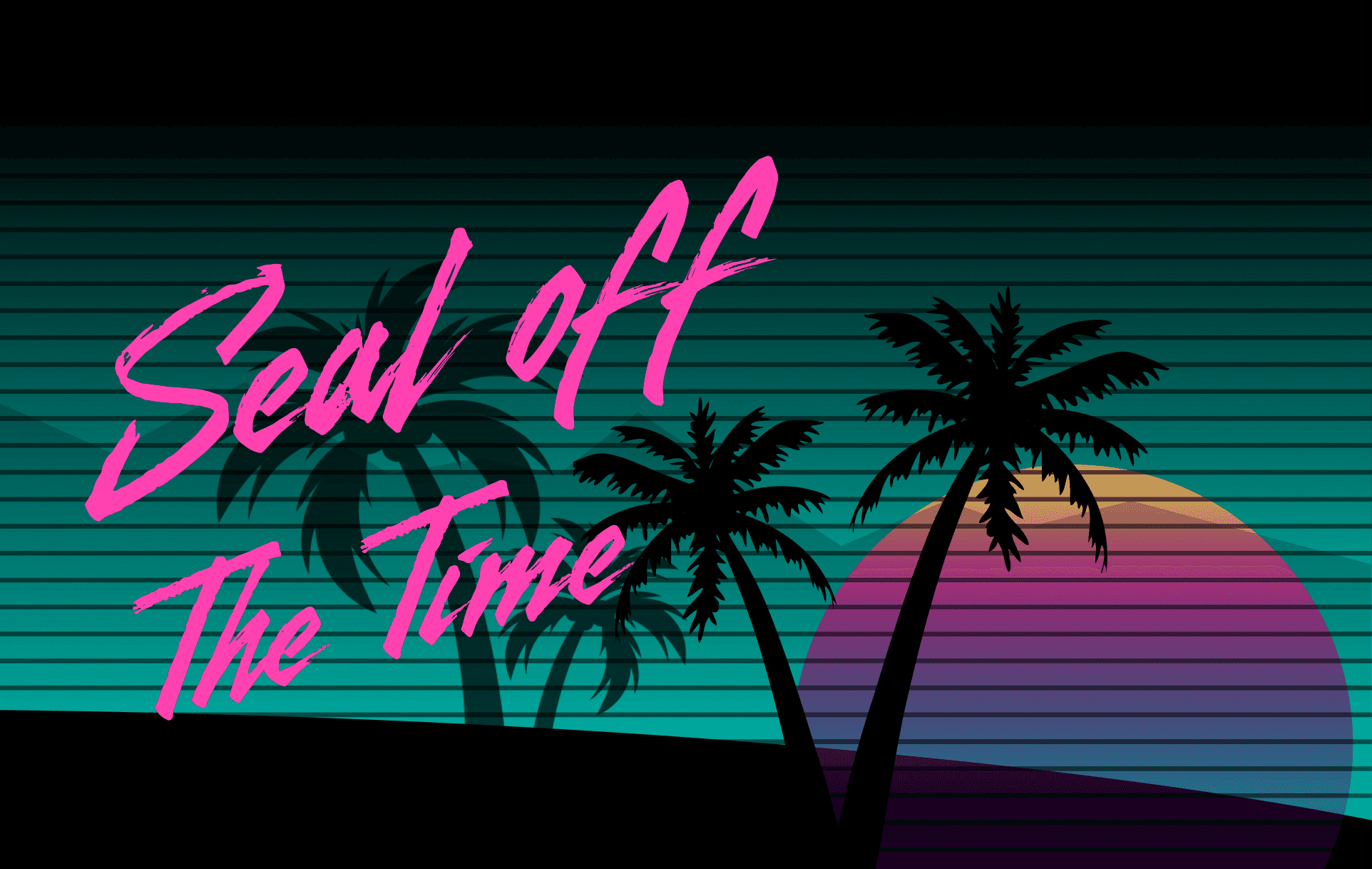 synthwave-calendar-webapp-concept