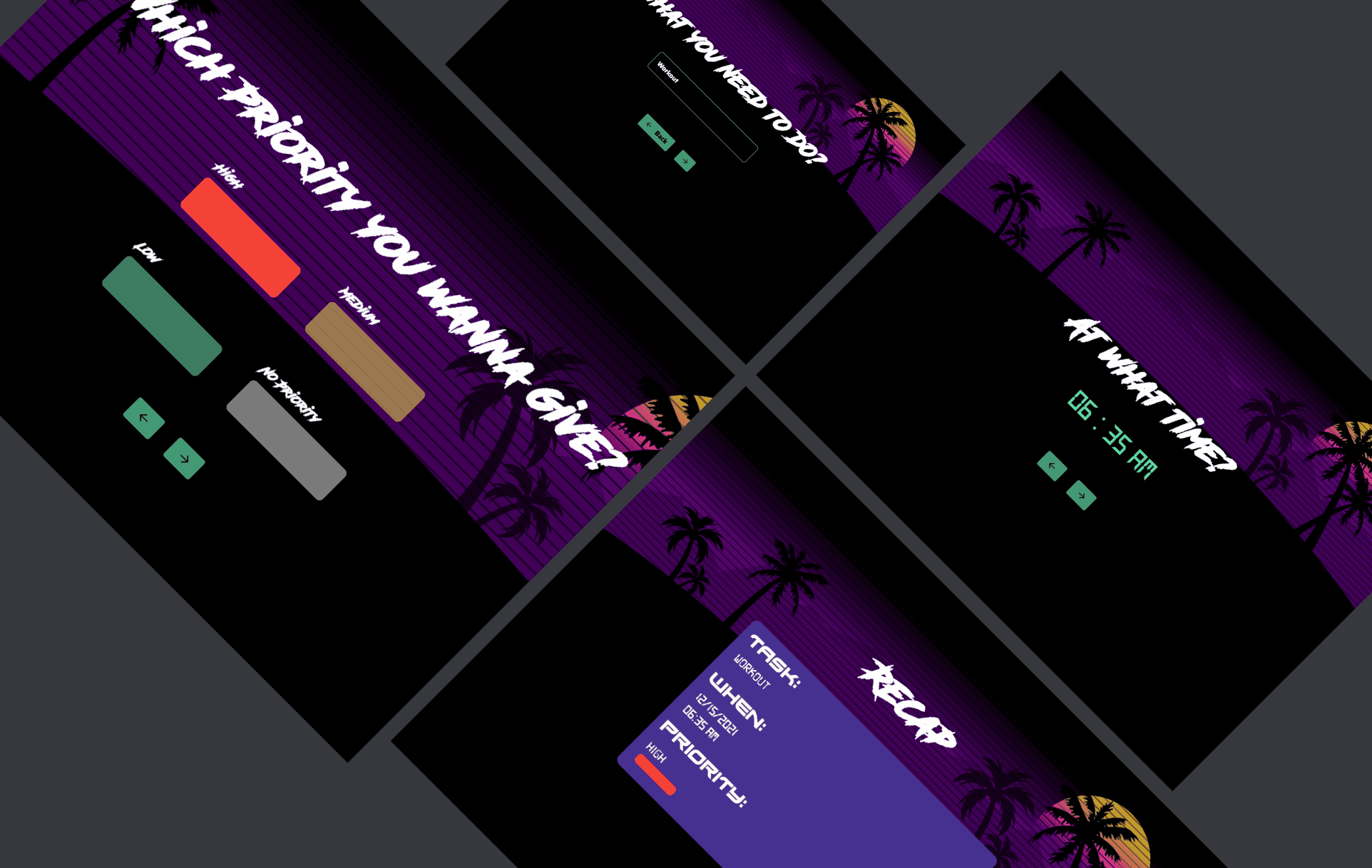 synthwave-calendar-webapp-solution